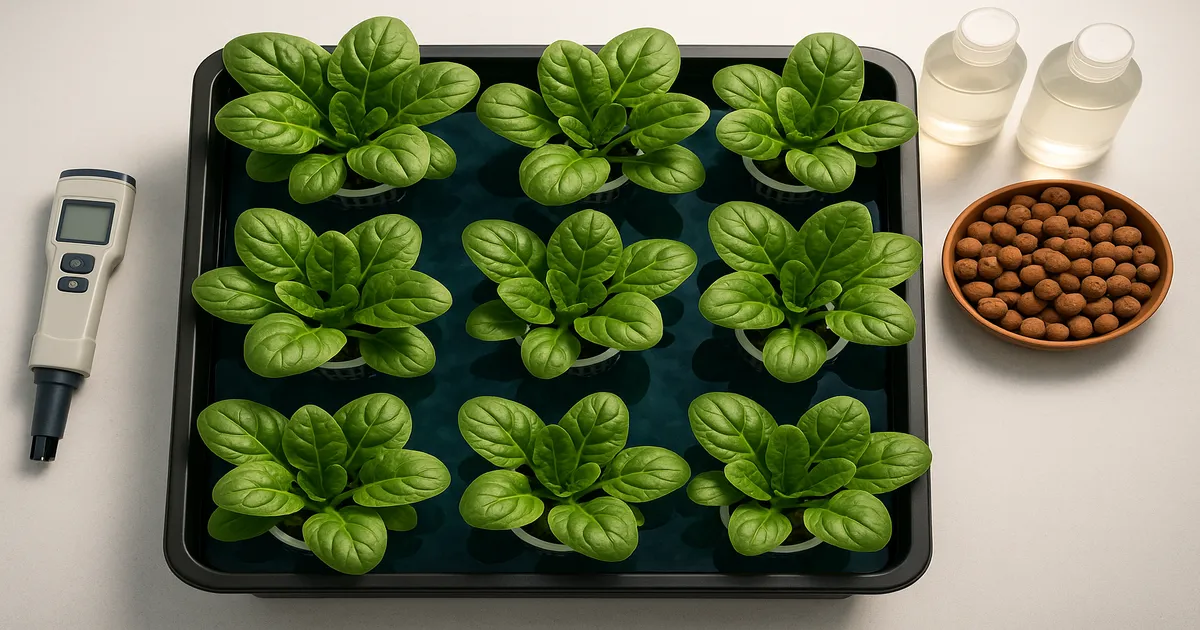 How to Grow Spinach in a Hydroponic System